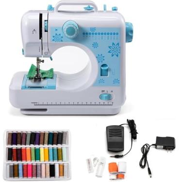 Imagem de BENEALL Mini Máquina De Costura Portátil Para Iniciantes E Adultos, Máquinas Elétricas Rápida Overlock (Azul Claro)
