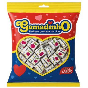 Imagem de 2 Pacotes Bala de amendoin Gamadinho igual dadinho 420gr - Doce sabor