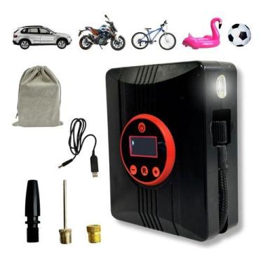 Imagem de Mini Compressor De Ar Automotivo 100 Psi 17l/min 12v Digital - Importw