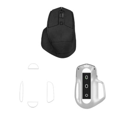 Imagem de NOUKAJU Fita adesiva para mouse com cobertura total para Logitech MX Master 2S, aderência antiderrapante para mouse, kit de atualização de mouse profissional autoadesivo resistente ao suor (almofada