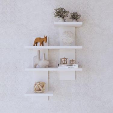 Imagem de Nicho Decoração Sala Quarto Cozinha Organizador Minimalista Preto - Bi