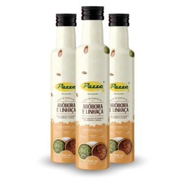 Imagem de Kit 3 Óleo De Semente De Abobora E Linhaça Pazze 250Ml