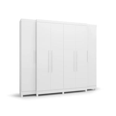 Imagem de Guarda Roupa Imperial Casal 6 Portas - 6G Freijó - Batrol - Branco