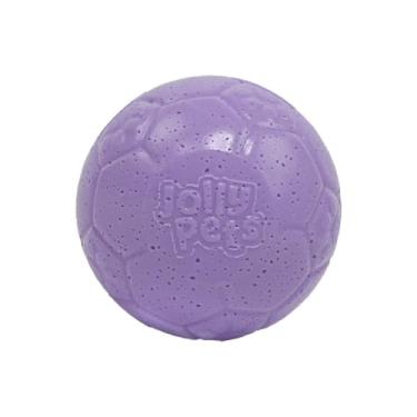 Imagem de Jolly Pets Mini bola de futebol alegre; brinquedo flutuante para cachorro; roxo claro de 7,6 cm