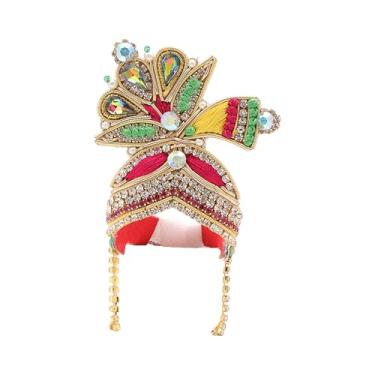Imagem de Designer Ladoo Gopal Mukut para Laddu Gopal Devi Maa Radha Krishna Ganesha Deusa Indiana Deusa Sringar Conjunto Joias para Deus Idol Estátua Janmashtami Festival (Ídolo Tamanho-4) (Multicolorido)