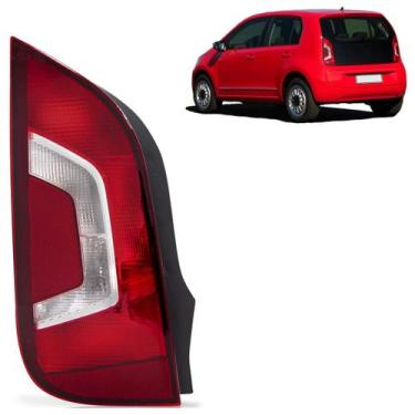 Imagem de Lanterna Traseira Up Tsi 2014 2015 2016 2017 Bicolor Lente Lisa Acríli