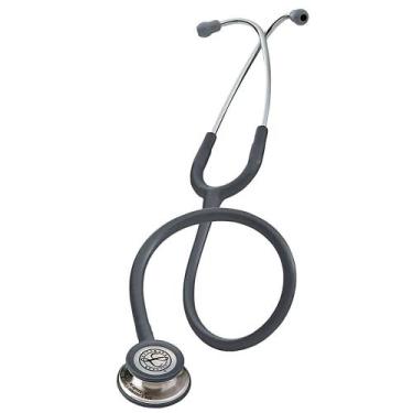 Imagem de Estetoscópio Littmann Classic III - Cinza com Inox Escovado 5621