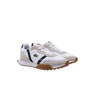Imagem de Lacoste Tênis masculino L-Spin Evo, Branco e azul marinho, 45