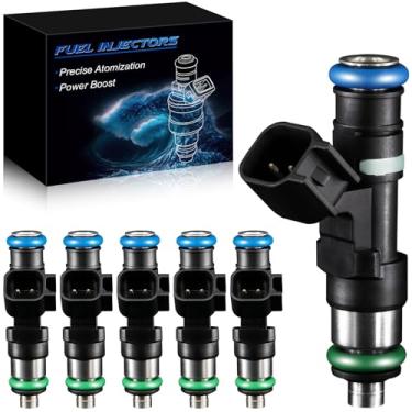 Imagem de YZHIDIANF Injetores de combustível atualizados 0280158154 serve para: -Buick 2008 Enclave para: -GMC 2007 2008 Acadia para: -Saturn 2008-2010 Vue 2007-2008 Outlook 3.6L V6, 832-11221, FJ9800 (6 peças)