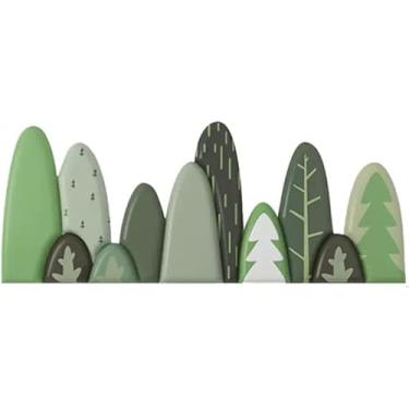 Imagem de Adesivos De Parede Ati-collisio Adesivos De Parede Pu Parede Paddig Autoadesivo 3d Parede Cushio Paddig Para Quarto De Crianças Gree árvores Patter Adesivo, B-200x80cm