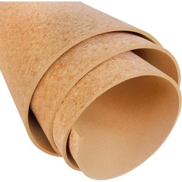 Imagem de Folha De Cortiça Em Rolo, Quadro De Cortiça De 10mm De Espessura Com Adesivo, Decoração De Parede De Sala De Aula Para Escritório Em Casa Para Exibição De, Wxl, 1.4x4.32m/48x170in