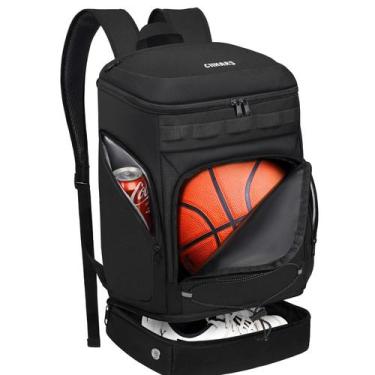Imagem de Mochila de basquete Ciihars, bolsa esportiva grande com suporte de bol