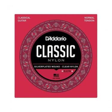 Imagem de Encordoamento Violão Nylon Tensão Media Student Ej27n D Addario