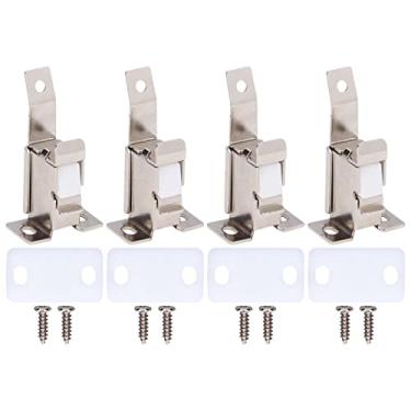 Imagem de FE Rack Clamp 304 Steel Automatic Clamping Design Industrial Moldes Acessórios Metal Frame Buckles Test Accessories 4 Set With Washers Screws