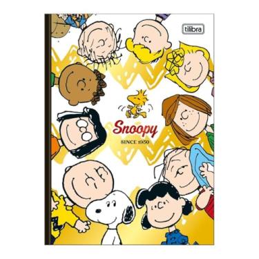 Imagem de Caderno Brochura Colegial Snoopy - Capa Dura Sortida - 160 Folhas Pautadas, Lombada Quadrada, Tamanho 177x240mm, Folhas Ilustradas e Coloridas - Brochurão - Ideal para Notas e Estudos. Edição de Colecionador - Pé de Lápis
