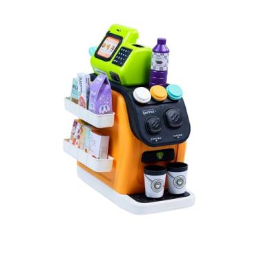 Imagem de Cafeteria de Brinquedo com Caixa Registradora, Scanner, Display Digital, 36 x 38 x 15 cm, Acessórios Inclusos