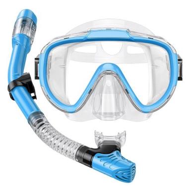 Imagem de Conjunto de snorkel Seovediary Adults Snorkeling Gear, máscara antiemb
