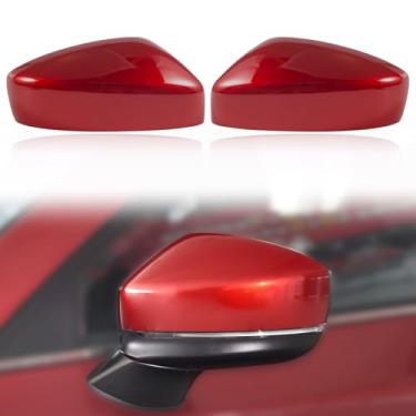 Imagem de CZShiYue Capa de espelho retrovisor de carro capa protetora para espelhos externos apto para Mazda CX-5 CX5 2017 2018 2019 2020 2021 acessórios de carro (cinza, lado esquerdo do motorista