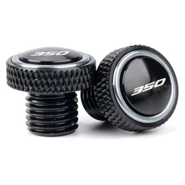 Imagem de BYYINGSUS Espelhos de motocicleta com parafusos de plugue de furo compatível com Forza750 NSS 750 FO&RZA 350 NSS350 FO&RZA 250 300 capa de furo CNC (cinza novo-350)