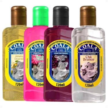 Imagem de Kit Coala Limpadores Perfumados: Chá Branco, Ameixa Dourada, Flor De Cacto e Orquídea Negra 120ml