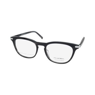 Imagem de MOREL Nomad 40108n Armação de óculos/óculos feitos à mão acetato materiais premium, Preto/branco., 51-18-140