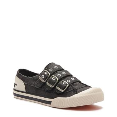 Imagem de Rocket Dog Jolissa Tênis feminino confortável de espuma de pelúcia, Preto, 37