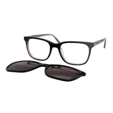 Imagem de Armação De Óculos Bulget Bg7151m G01 Preto Brilho-Masculino