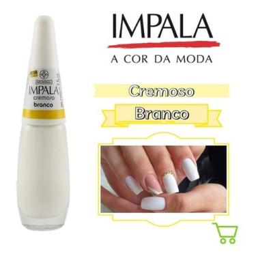 Imagem de Esmalte Impala Branco Com 6 Unidades