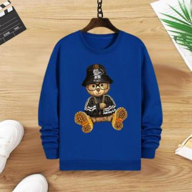 Imagem de Blusa moletom infantil - Mc kids , Azul, 4