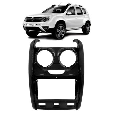 Imagem de Moldura 9 Polegadas Oroch 2015 à 2022 Black Piano Painel Central Multimidia Som