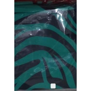 Imagem de Camisa de Amarrar - CRIS MODAS FASHION, Zebra, Preta com verde