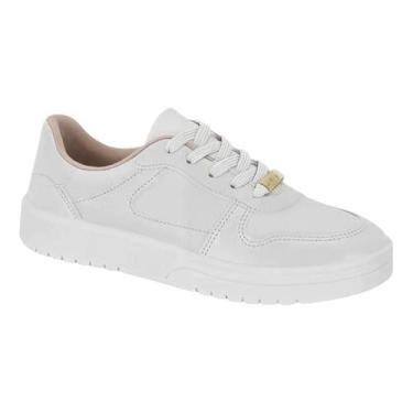 Imagem de Tênis Moleca Napa Branco Estilo Moderno Confortável, Branco, 35