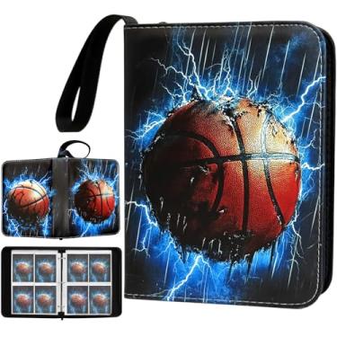 Imagem de Fichário para cartões colecionáveis com 900 bolsos, fichário de basquete