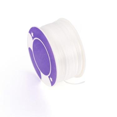 Imagem de 50 jardas/rolo 0,1 mm cordão de nylon contas linho chinês nó corda amizade corda corda corda para artesanato DIY Kumihimo pulseiras de macramê fabricação suprimentos