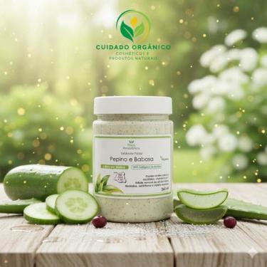 Imagem de Esfoliante facial e corporal - Pepino e Babosa - Rico em biotina - 100
