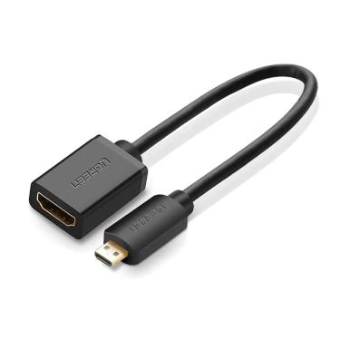 Imagem de Cabo Ugreen Adaptador Micro Hdmi Para Hdmi 22cm Preto