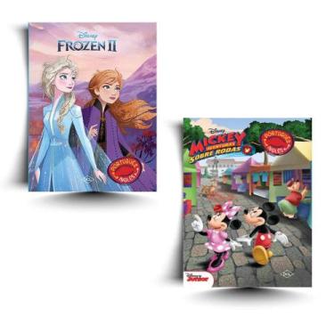 Imagem de Kit 2 Livros Bilíngues: Frozen 2 + Mickey Aventuras Sobre Rodas - Kit 