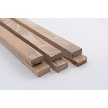 Imagem de KIT 6 Ripas lixadas de madeira Pinus tratado com nós 4x1,8x290 centíme