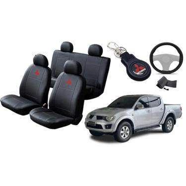 Imagem de Capa de couro para o banco L 200 2008-2015 proteção impermeável