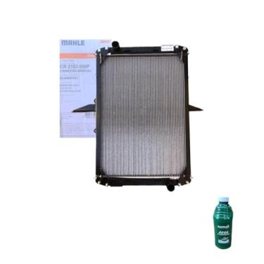 Imagem de Kit Radiador Ford Cargo 815E 10/ + Água Desmineralizada Radiadornaq 1L