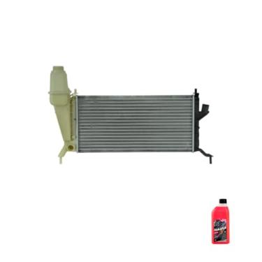 Imagem de Kit Radiador GM Celta 1.0/1.4 00/05 S/AR + Aditivo Radiador Paraflu Rosa 1L