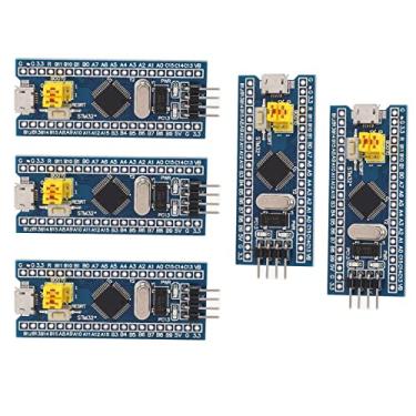 Imagem de Fafeicy Módulo de Placa Principal de 5 Unidades, Mínimo STM32F103C8T6 Placa de Desenvolvimento Eletrônico DIY USB Aprendizagem de 40 Pinos, Componentes Mecânicos, para Vários Testes Elétricos,