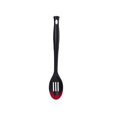 Imagem de Colher Vazada Revolution Nylon Silicone Premium Bicolor Vermelho e Preto Black Onix Le...
