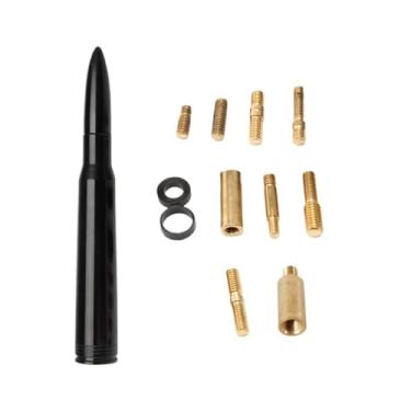 Imagem de Antena universal de carro e caminhão compatível com a maioria dos carros Ford Dodge Acessórios de rádio de carro substituição de antena curta