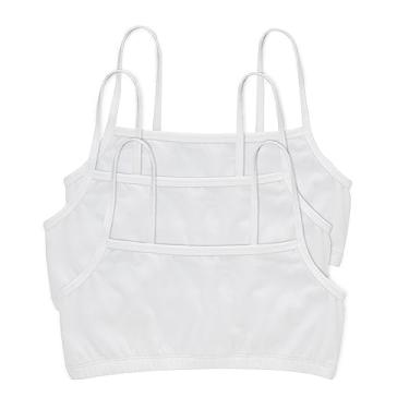 Imagem de Hanes Sutiã feminino de algodão (pacote com 3), Branco/Branco., GG