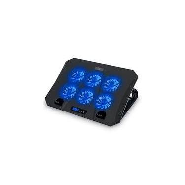 Imagem de Suporte para Notebook Maxprint Popmax High, 5x Ajustes, 6x Fans, 2x USB, Até 15.6, Preto - 60000119