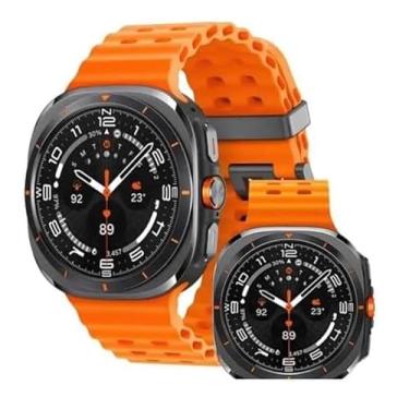 Imagem de Smartwatch MA27, Tela de alta definição, 100+ Modalidades Esportivas, Notificações WhatsApp e Redes Sociais, Pulseira Silicone, Design moderno e com estilo.