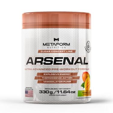 Imagem de Pré Treino Arsenal 330g Metaform Nutrition - Manga
