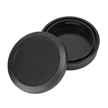 Imagem de Sanpyl Kit de Tampa do Corpo de Montagem RF e Tampa da Lente Traseira, Substituição para R, R5, R6, R7, R8, R10, R50, R62, RP, Tampas de Proteção contra Poeira para Câmera e Lente