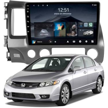 Imagem de Multimídia Adak 10P New Civic 2007 a 2011 2+64GB Quadcore Carplay Android Auto Gps